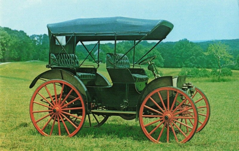 Postcard 1908 International Harvester Auto Buggy