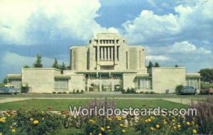 Mormon Temple, Cardston Alberta Canada Unused 