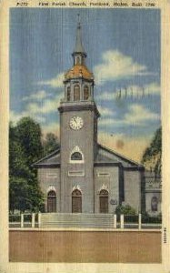 First Parish Church - Portland, Maine ME  