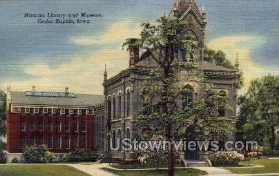 Masonic Library and Museum - Cedar Rapids, Iowa IA