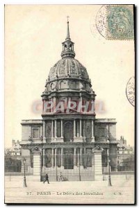 Postcard Old Paris Dome des Invalides