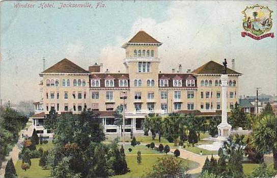 Florida Jacksonville Windsor Hotel 1909