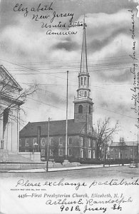 First Presbyterian Church Elizabeth, New Jersey NJ