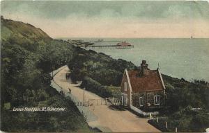 Vintage Postcard Lower Sandgate Rd. Folkestone Kent UK