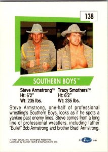 1991 WCW Wrestling Card Southern Boys Steve Armstrong Tracy Smothers sk21221