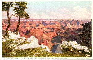 Arizona Grand Canyon National Park The Canyon From El Tovar Fred Harvey Detro...