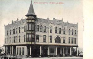 Ortonville Minnesota Hotel Columbian Street View Antique Postcard K103439