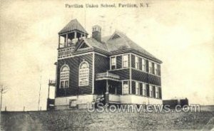 Pavilion Union School - New York NY Postcard