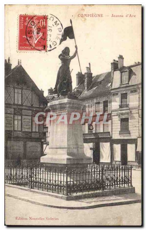 Old Postcard Compiegne Jeanne d Arc