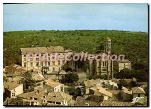 Postcard Modern Uzes Roofs Of Old Town