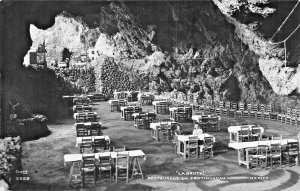 Restaurant En Teotihuacan Mexico 'La Gruta' Chairs Real Photo Postcard