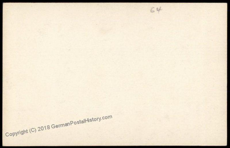 Germany Flight Pioneer Robert Thelan Wright Airplane  RPPC 64414