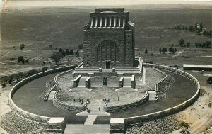 South Africa Pretoria aerial view Voortrekker Monument 1935 real photo postcard