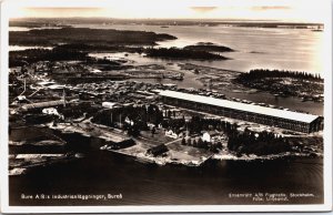 Sweden Bure AB Industrianlaggningar Bureå, Burea Vintage RPPC C212