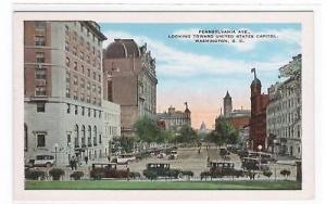 Pennsylvania Avenue Washington DC 1920s #2 postcard