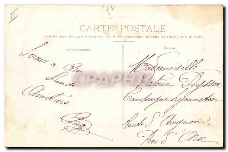 Old Postcard The Arrival in Roquefavour