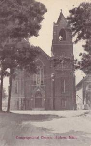 Congregational Church - Hudson MI, Michigan - DB