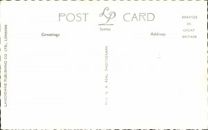 Vintage RPPC London Airport Center Control Tower Planes Real Photo PC