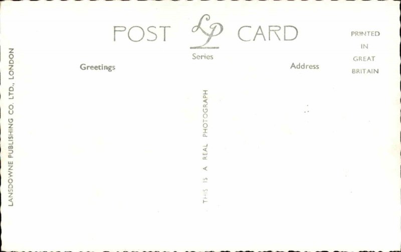 Vintage RPPC London Airport Center Control Tower Planes Real Photo PC