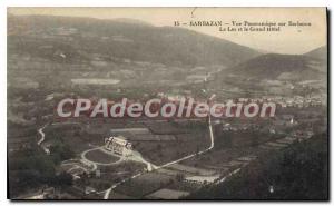 Postcard Old Barbazan Panoramic View Of The Lake And The Grand Hotel