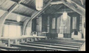 New York Moravia Interior Of Lakeside Chapel Casowasco Artvue