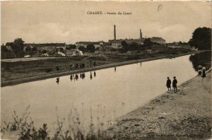 CPA CHAGNY Bassin du Canal (649505)