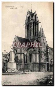 Old Postcard Dormans (Marne) The Church