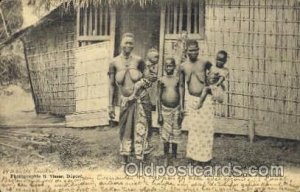 Photo by R Visser Depose African Nude 1902 crease left top corner, some corne...