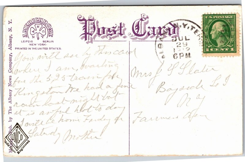 Postcard NY Albany Governor's Mansion