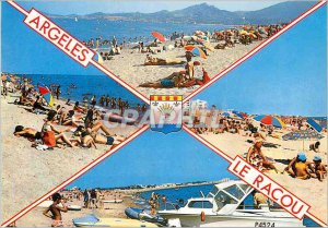 Modern Postcard Argeles sur Mer Racou The Beach