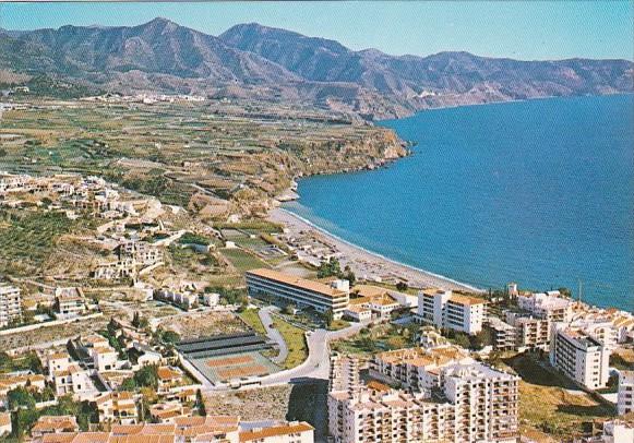 Spain Costa Del Sol Nerja Aerial View