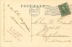 Los Angeles, California CA Westlake Park 1908 Postmark