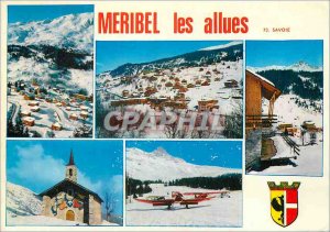 Postcard Modern Meribel les Allues (Savoie) 1600 alt 2750m Winter Sports