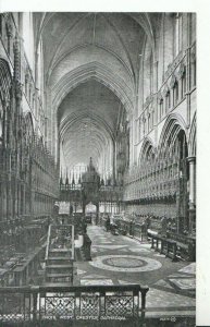 Cheshire Postcard - Choir West - Chester Cathedral - Ref 17874A