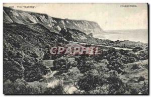 UK Folkestone Old Postcard The Warren