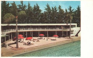 Vintage Postcard 1920's Upper & Lower Deck Cavanas Lido Beach Montecito Calif.