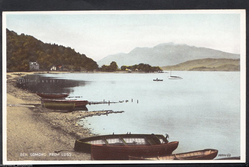 Scotland Postcard - Ben Lomond From Luss    BH6484