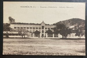 Mint Noumea New Caledonia Real Picture Postcard RPPC Caserne Infantry Barracks