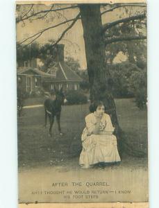 Divided-Back PRETTY WOMAN Risque Interest Postcard AA8712