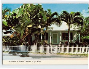 Postcard Tennessee William's House Key West Florida USA