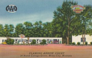 MILES CITY , Montana, 1930-40s ; Flaming Arrow Court