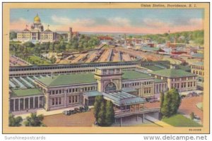 Union Railroad Station Providence Rhode Island Curteich