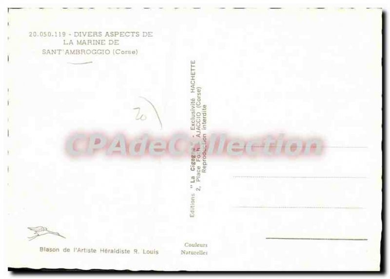 Modern Postcard La Marine De Sant Ambroggio
