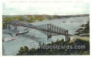 Quebec Canada, du Canada Quebec Bridge, Canadian National Railways  Quebec Br...