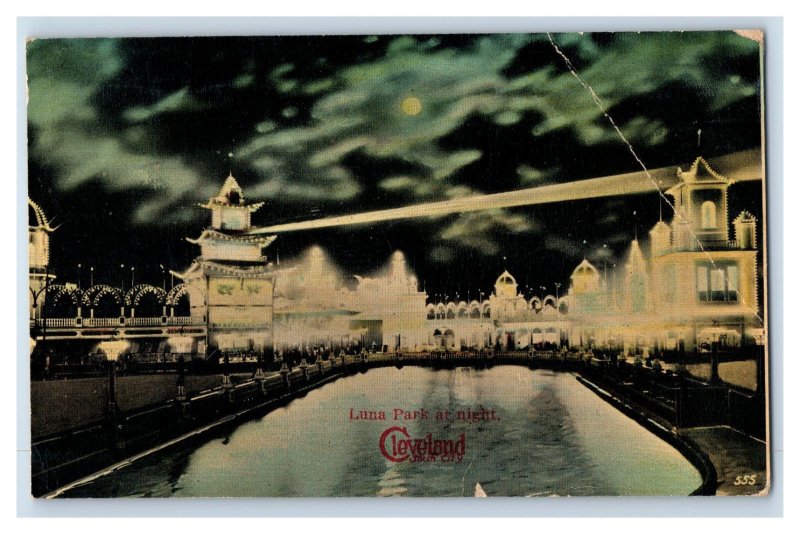 Circa 1910 Luna Park, Cleveland Vintage Postcard P40E 