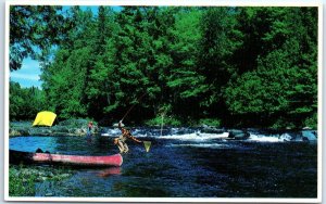 Postcard - Fishing, Maine Vacationland - Maine