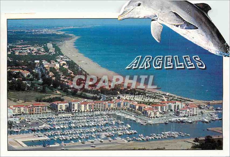Modern Postcard La Cote Vermeille Argeles Plage Pyrenees Orientales Dauphin