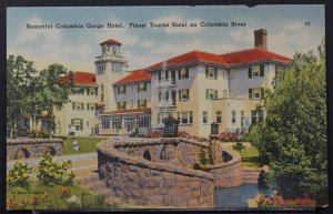 Beautiful Columbia Gorge Hotel. Finest Tourist Hotel on Columbia River