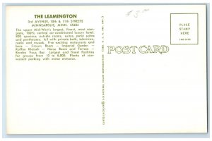 c1940's The Leamington Exterior Minneapolis Minnesota MN Unposted Cars Postcard
