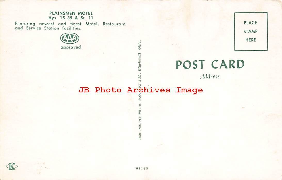 OK, Blackwell, Oklahoma, Conoco Gas Station, Plainsmen Motel, Bob